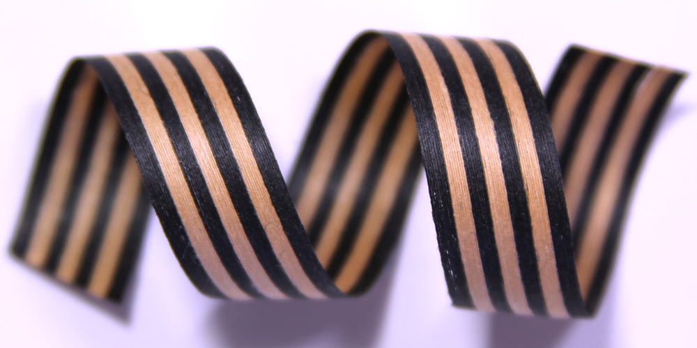 Black & Kraft Stripe