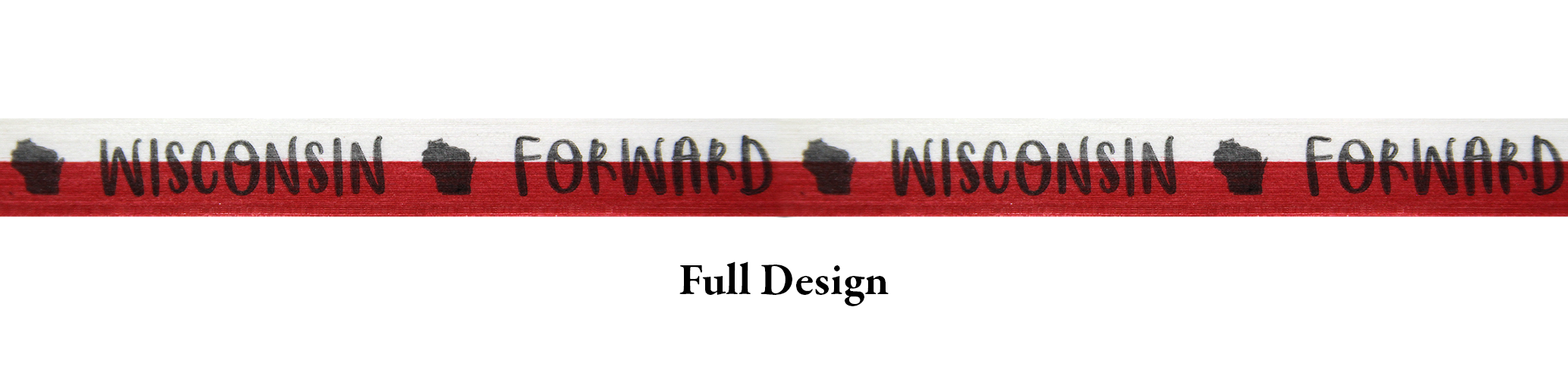 Wisconsin Forward Pin Wisconsin Forward - Cream City Ribbon